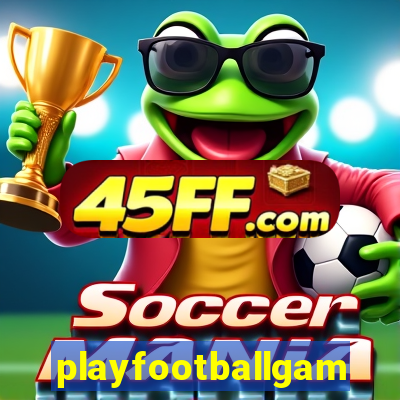 playfootballgames